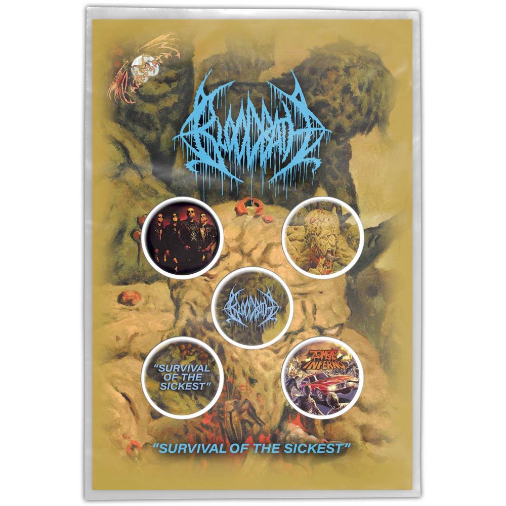 Bloodbath - Survival Of The Sickest Bouton broche - Ensemble de 5 - Multicolore